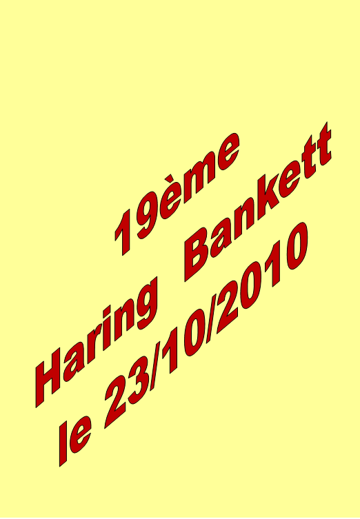 19eme Haring Bankett le 23/10/2010