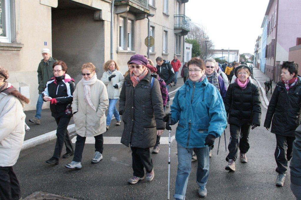 Marche des Glaçons à Lutterbach, le 26/01/2014