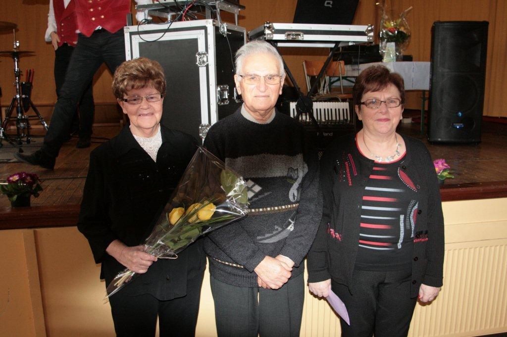 Sonia SCHOENIG, Marcel REYMANN, Blanche RISSER : Marche des Glaçons à Lutterbach, le 26/01/2014