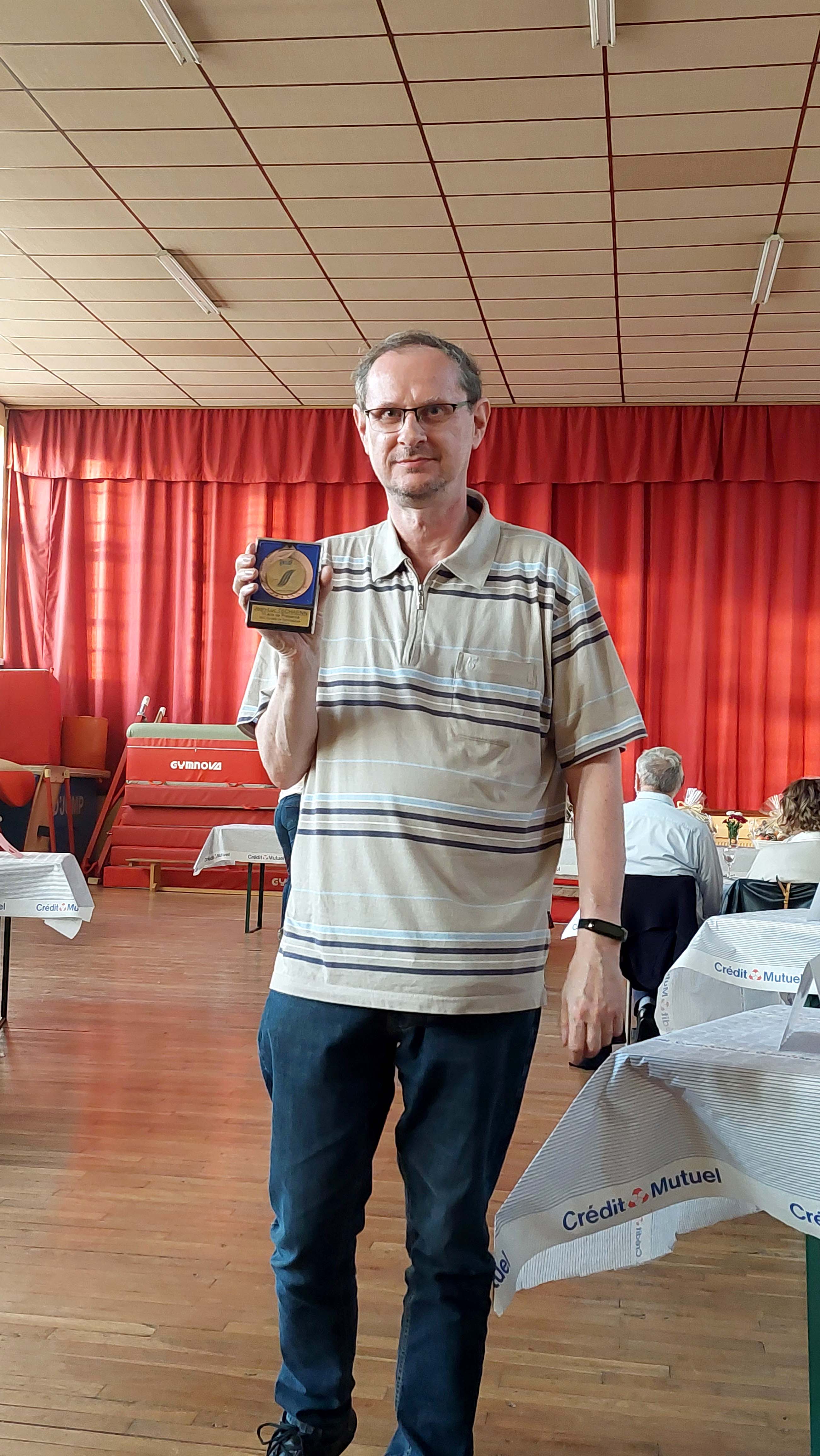 Remise de la médaille de Bronze par l'OMSAP au Webmaster de la SGL, le 13/05/2022
